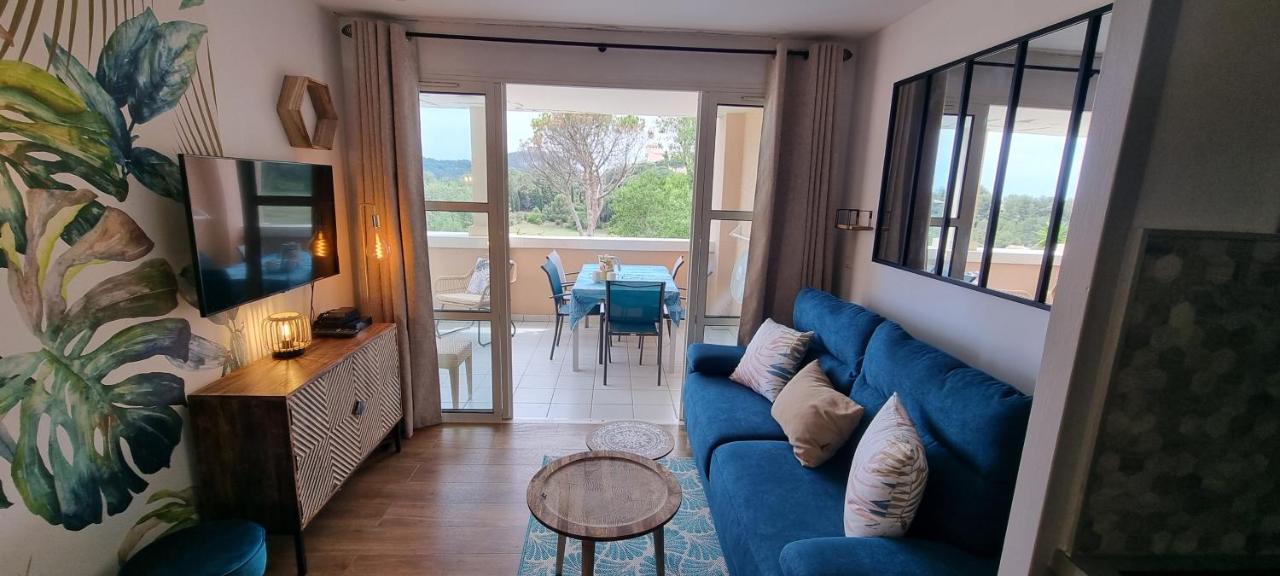 Agay Cap Esterel Village Allee Fleurs - F2 Clim Vue Golf Et Mer - Grande Terrasse Plein Sud Saint-Raphaël Zewnętrze zdjęcie